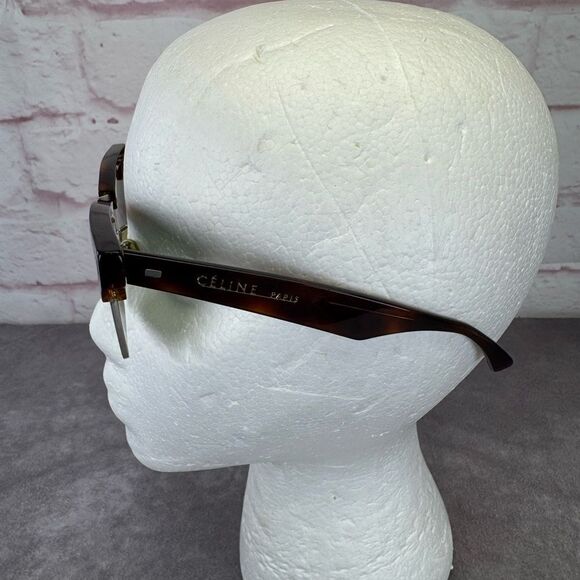 CELINE CL40054U 18N HAVANA DISTRESSED SILVER SUNGLASSES MADE IN ITALY